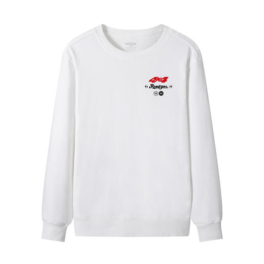 自由基地4X4越野款式图案印花合体版型毛圈款套头卫衣队服定制款 NMT-2189 商品图2