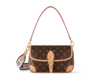 LOUIS VUITTON Diane PM 经典老花 帆布涂层 腋下包法棍包手提斜挎单肩包 小号  女款 棕色（缺帆布肩带） 商品缩略图0