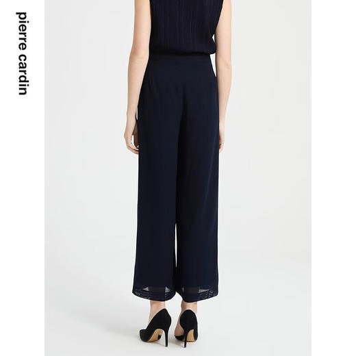 皮尔卡丹女装夏季新款休闲百搭时尚阔腿裤P2215T2039N0
 商品图3