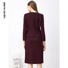 皮尔卡丹女装连衣裙秋冬高级感职业通勤修身连衣裙P3402E3846T0 商品缩略图2