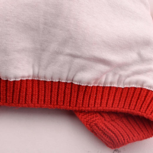 棉果果冬季中国风红色喜庆针织毛线帽M404400500081 商品图2