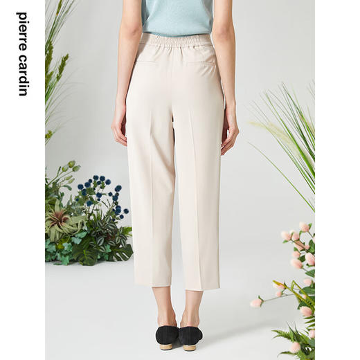 皮尔卡丹女装裤子设计感高腰显瘦通勤日常直筒裤女P3235T3043M1
 商品图2
