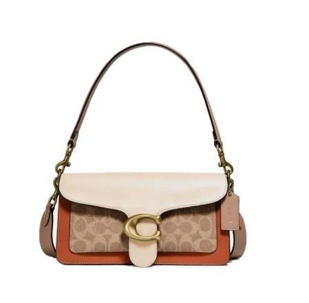 COACH蔲驰 Tabby 26 经典C字标识 皮革 酒神包手提包斜挎包单肩包 中号 女款象牙多色 商品图0