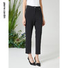 皮尔卡丹女装裤子西装裤黑色显瘦百搭通勤时尚锥筒裤P3118T3011B0
 商品缩略图1