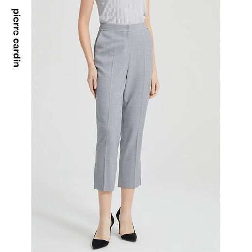 皮尔卡丹女装裤子淑女九分百搭休闲裤通勤直筒裤女P2217T2028H0
 商品图0