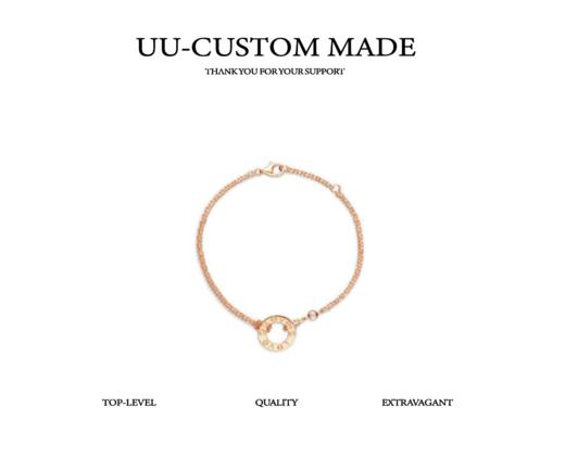 卡地亚-*love系列双层小饼手链一面光面带螺丝钉（SJ） 商品图0