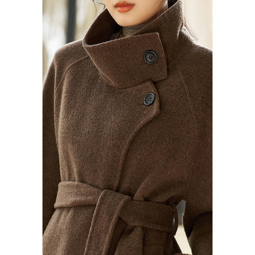 剩XL 米思阳2025秋季新款复古气质毛呢外套高级感时尚羊毛大衣女士4735 商品图4