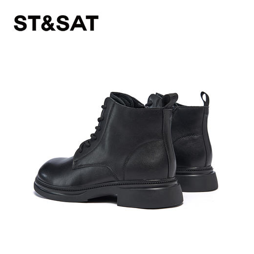 星期六时尚简约百搭柔软牛皮马丁靴SSC4116N01 商品图5