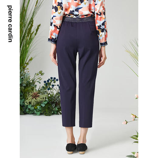 皮尔卡丹女装西装裤简约百搭干练通勤直筒西裤P3118T3016N0
 商品图2