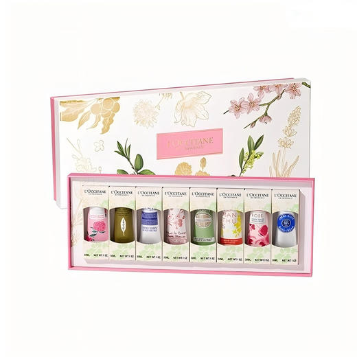 【礼盒礼袋】L'occitane/欧舒丹 新款臻选护手霜八件套 一体管翻盖版（30ml*8） 商品图1