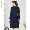 皮尔卡丹女装连衣裙知性修身简约通勤假两件连衣裙P3115E3033N0 商品缩略图2