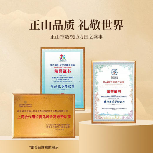 正山堂 宋风雅韵百年老枞礼盒装 正山小种红茶特级茶叶年货送礼102g 商品图5