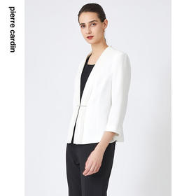 皮尔卡丹女装春季新款简约修身百搭多色西服上衣C31UL003
