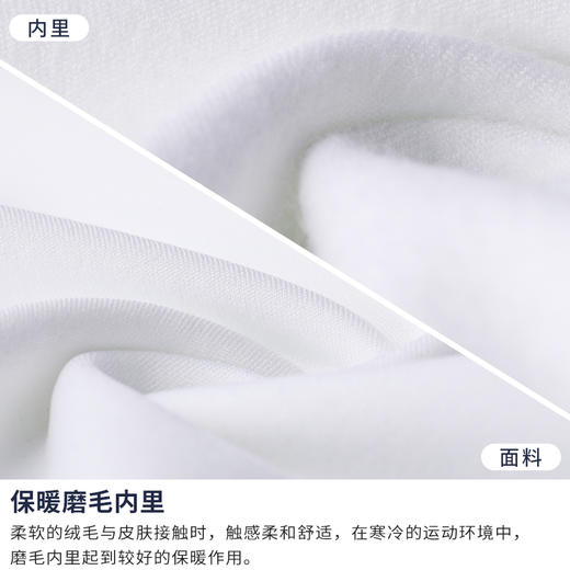 美国PGA 高尔夫服装男装长袖T恤磨毛内里保暖舒适高弹翻领球衣 商品图2