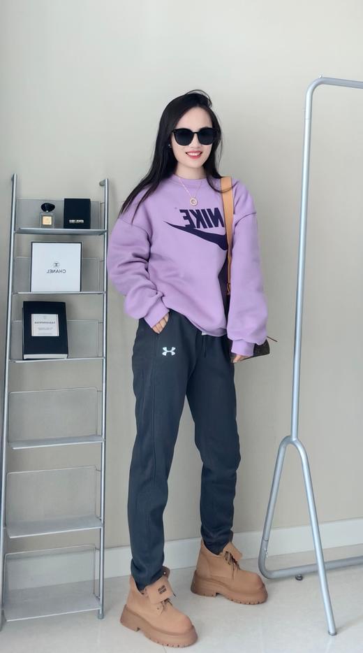 男女同款秋冬加绒水貂绒暖暖卫裤 商品图1