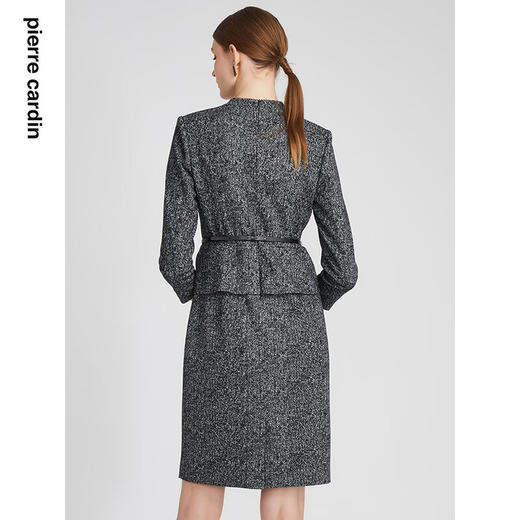 皮尔卡丹女装轻商务通勤修身简约知性气质连衣裙P2337E2874B0 商品图2