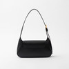 PRADA 普拉达 女士珐琅金属三角形徽标小号皮革单肩包 黑色 1BD358 2AIX F0002 OOO 商品缩略图2