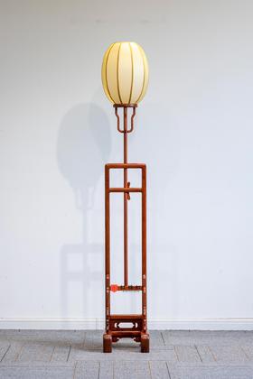 红桥红  家具严选  缅甸花梨（大果紫檀）【灵芝如意宫灯】