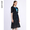 皮尔卡丹女装夏季新款通勤职业干练修身连衣裙C32DS030
 商品缩略图7