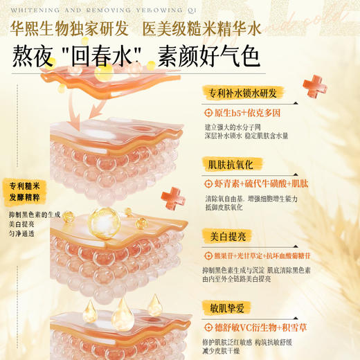 【⚡抢！第2件0元，需拍2件】儒意糙米焕颜精华水500ml 控油美白爽肤水去黄提亮湿敷保湿水乳精华补水女官方神仙水|儒意官方旗舰店 商品图3