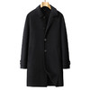 【羊毛呢】【新款DPX】大依优型大码羊毛双面呢中长款外套加肥加大肥佬休闲上衣男士胖子时尚 商品缩略图0