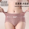 【新品福利！买一送一】蕞强长绒棉，舒适柔软；高腰收腹，修身显瘦；大码短裤，抢眼好看；精致蕾丝，性感再升级。50支长绒棉内裤，女生必备良品！ 商品缩略图0