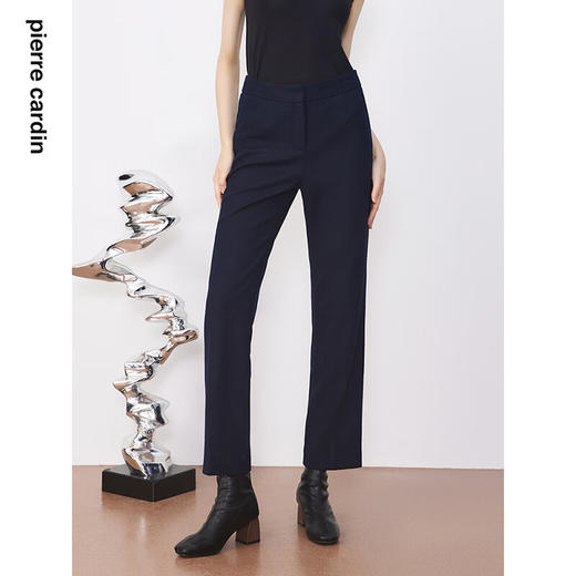 皮尔卡丹女装裤子休闲裤秋季轻商务通勤干练西裤P3358T3970N0
 商品图3