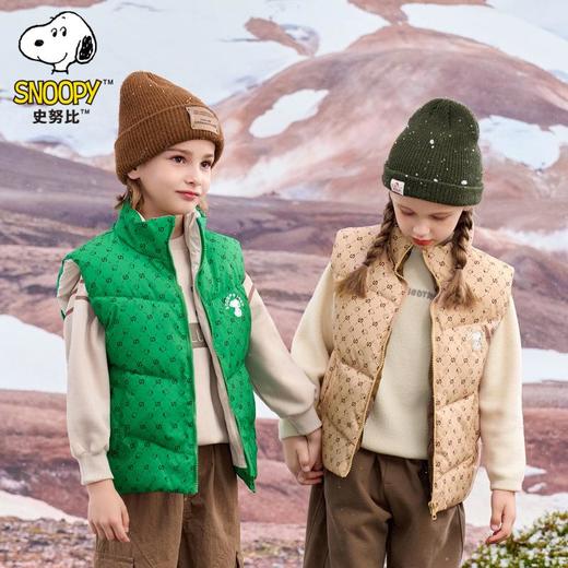 史努比儿童棉马甲男女童坎肩秋冬外穿韩版宝宝背心棉衣外套夹克 商品图3