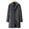【羊毛呢】【新款DPX】大依优型大码羊毛双面呢中长款外套加肥加大肥佬休闲上衣男士胖子时尚 商品缩略图2