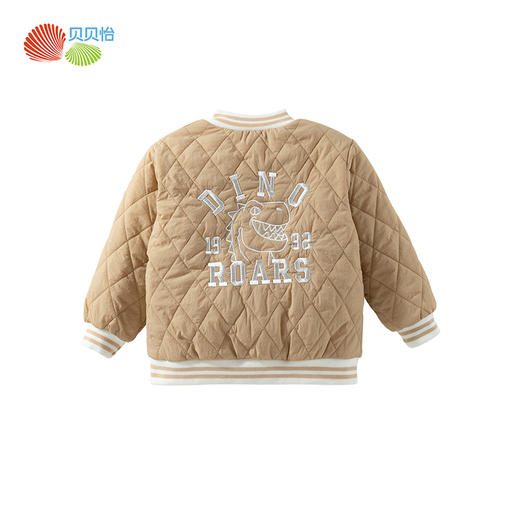 贝贝怡童装男童夹棉外套2024新款儿童加厚棒球服男孩秋冬洋气棉服ZB4DS026 商品图6