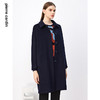 皮尔卡丹女装毛呢外套冬季新款翻领复古羊毛保暖大衣P3469C3991N0
 商品缩略图1