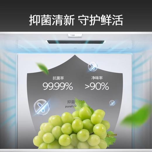 西门子（SIEMENS）【无界】平嵌 501L大容量法式多门 家用变频电冰箱 超薄平嵌 双系统双循环 抑菌清新 变温储鲜 KF88E1761C金属银 商品图2