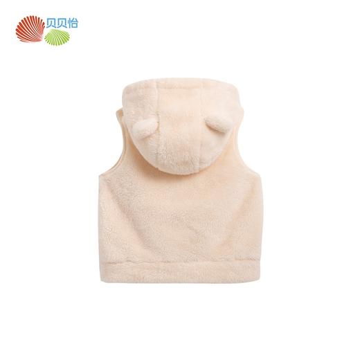 贝贝怡童装儿童连帽马甲秋冬摇粒绒男童女童2024新款外套保暖背心ZB3DS040 商品图7