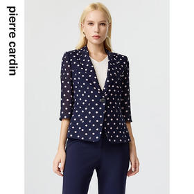 皮尔卡丹女装西装春夏波点日常通勤显瘦气质减龄西服P3233U3094N3
