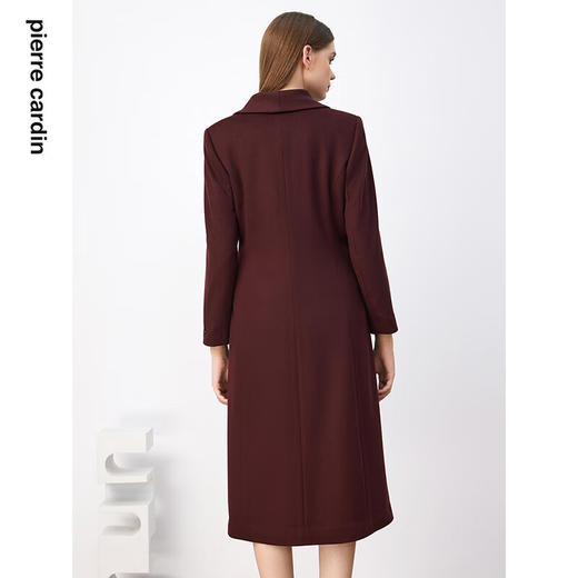 皮尔卡丹女装毛呢外套秋冬季大码高级感中长法式大衣P3455C3996K0
 商品图2