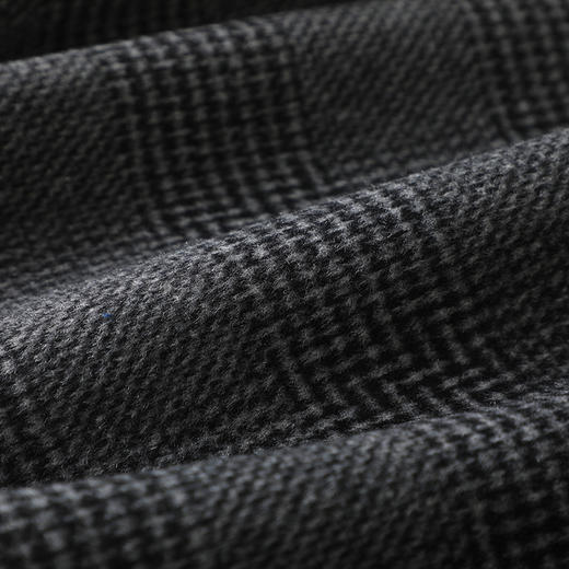 【新款DPX】大依优型翻领双面呢羊毛呢外套夹克男宽松加肥加大码上衣胖子休闲潮流 商品图3