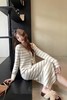 LNNNS 慵懒条纹针织连衣裙开衫套装 18891 商品缩略图5