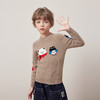 mettekids儿童100%羊绒衫2024冬季男童萌趣小熊毛衣半高领针织衫 商品缩略图2