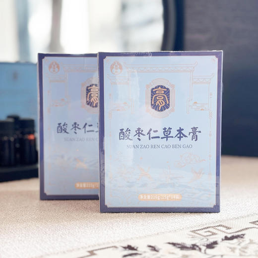 叶开泰酸枣仁草本膏 睡眠膏方 210g/盒 商品图1