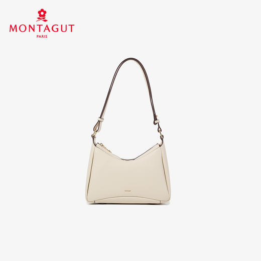 法国梦特娇秋冬时髦松弛感百搭牛皮单肩包 商品图0