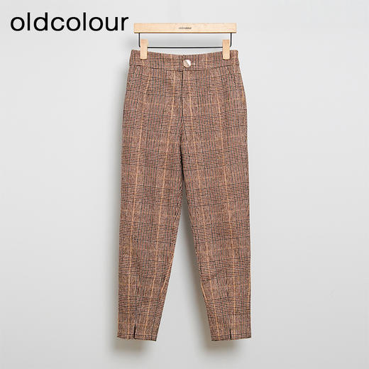 oldcolour复古气质百搭时尚小脚长裤女L42073273 商品图0