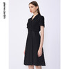 皮尔卡丹女装夏季新款通勤淑女西装压褶连衣裙C32DS014
 商品缩略图7