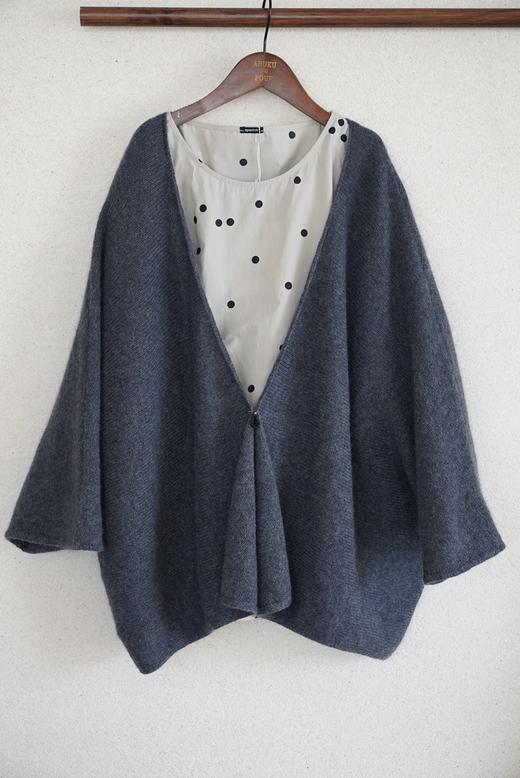 apuntob羊驼毛针织开衫 商品图8