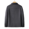 【新款DPX】大依优型翻领双面呢羊毛呢外套夹克男宽松加肥加大码上衣胖子休闲潮流 商品缩略图2