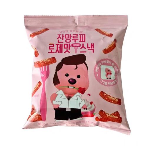 YEM 잔망루피떡볶이스낵로제맛80g 商品图0