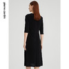 皮尔卡丹女装春季新款简约通勤气质修身连衣裙P2130E2123B0 商品缩略图2
