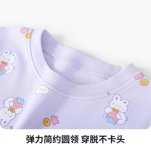 【纯棉】【90-160】【精典泰迪】女童秋冬保暖纯棉内衣套装 商品图6