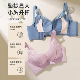 都市丽人内衣聚拢升杯A:加厚B:中厚C:薄蕾丝四排扣树脂胶圈3/4杯文胸LB11Y1