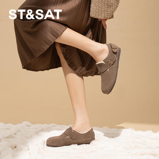 【绒里可选】星期六经典百搭厚绒保暖勃肯鞋SSC111022I/SSC411DF0R 商品图4