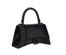 Balenciaga 女士小号小牛皮革手提单肩斜挎包沙漏包